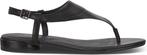 ECCO - maat 41- Flat Dames Sandalen - Zwart, Verzenden, Nieuw