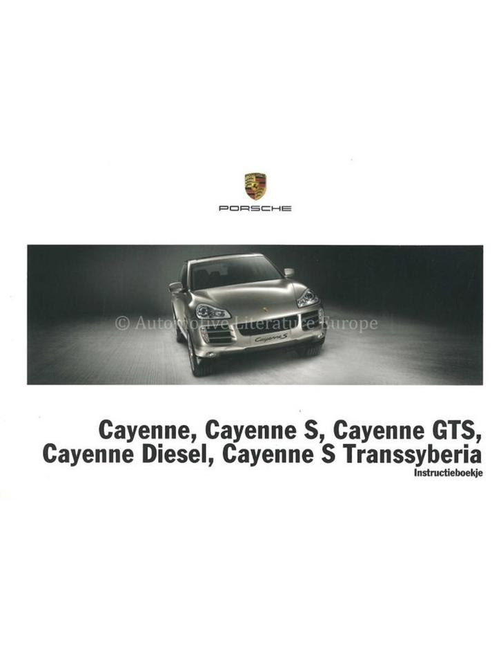 2010 PORSCHE CAYENNE INSTRUCTIEBOEKJE NEDERLANDS, Auto diversen, Handleidingen en Instructieboekjes