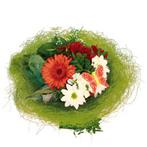 Boekethouder sisal donkergroen 30 cm - exclusief decoratie, Ophalen of Verzenden, Nieuw
