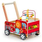 Loopwagen - brandweer - hout -  46 x 28 x 41,5 cm - rood, Kinderen en Baby's, Ophalen of Verzenden, Nieuw