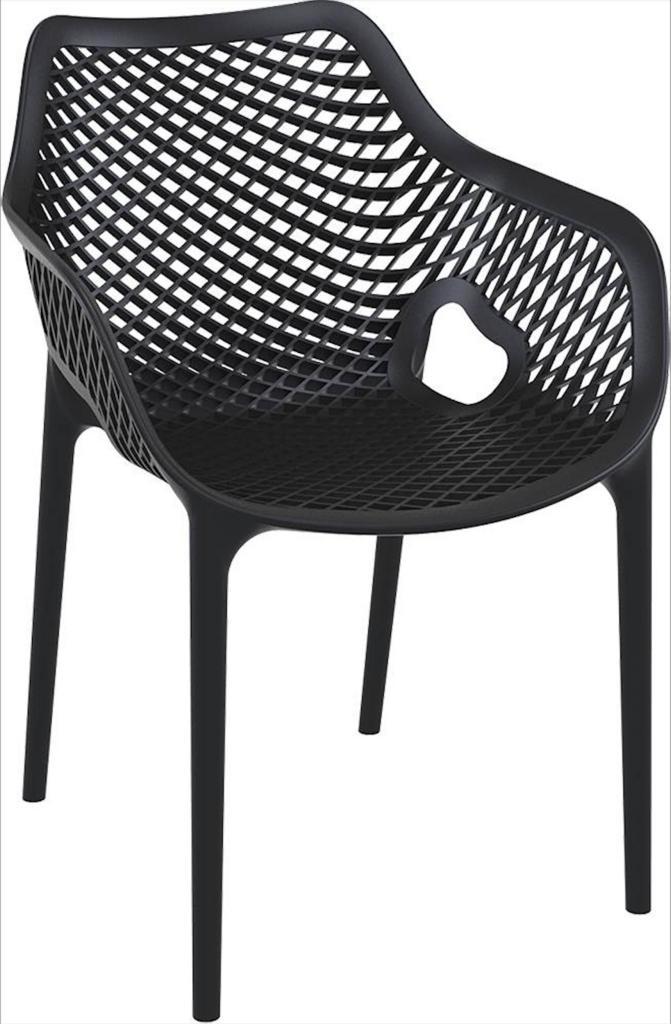 Tuinstoel - Air XL - Zwart - Siesta, Tuin en Terras, Tuinstoelen, Verzenden
