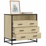 vidaXL Ladekast 70x41x70 cm bewerkt hout sonoma eikenkleurig, Kinderen en Baby's, Kinderkamer | Commodes en Kasten, Verzenden