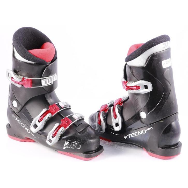 33 34 kinder skischoenen TECNO PRO T50, black/grey, Sport en Fitness, Skiën en Langlaufen, Gebruikt, Verzenden