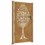 Poort 105x180 Cortenstaal - Retourdeal - 35% Korting!, Nieuw, Ophalen of Verzenden, Tuinhek, Overige materialen