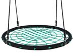 Nestschommel - open gevlochten - 100 cm diameter - 165 cm..., Kinderen en Baby's, Speelgoed | Buiten | Speeltoestellen, Ophalen of Verzenden