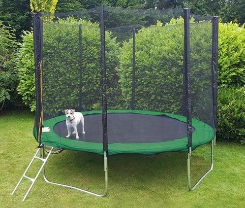 Veilige trampoline 366 cm met net en ladder - Geschikt vo..., Kinderen en Baby's, Speelgoed | Buiten | Trampolines, Nieuw, Ophalen of Verzenden