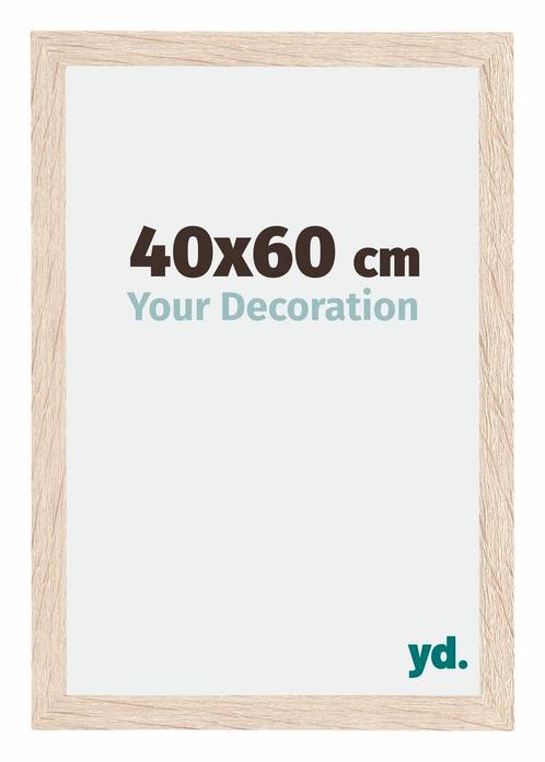 Fotolijst 40x60 cm - Eiken - MDF - Catania, Huis en Inrichting, Woonaccessoires | Lijsten, Nieuw, Verzenden