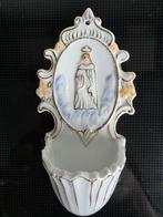 Beeld, Wijwatervat 2x - 15.2 cm - Porselein, Antiek en Kunst