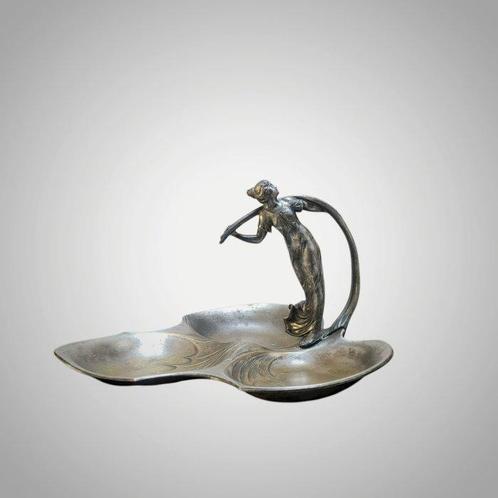 WMF - Serveerschaal - Tin, Verzilverd, Antiek en Kunst, Kunst | Designobjecten