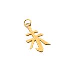 Gouden hanger van Chinees horoscoop teken; Schaap, Overige merken, Goud, Gebruikt, Ophalen of Verzenden