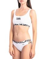 SALE -60% | Karl Lagerfeld Bikinislip wit | OP=OP, Kleding | Dames, Badmode en Zwemkleding, Nieuw, Verzenden