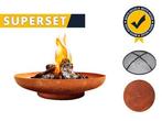 Gofire SUPERSET Oda vuurschaal cortenstaal 80 cm, Tuin en Terras, Vuurschalen, Verzenden, Nieuw