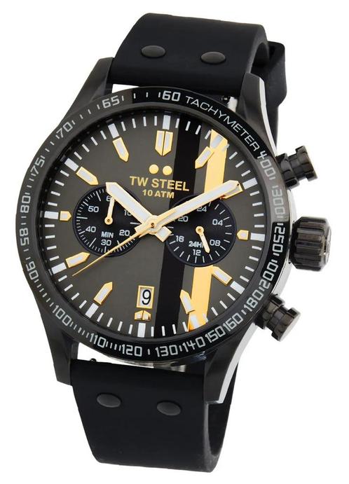 TW Steel VS122 Volante  chronograaf horloge 45 mm, Sieraden, Tassen en Uiterlijk, Horloges | Heren, Kunststof, Nieuw, Staal, Overige merken