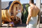 Barrel sauna | Ton sauna | Thermowood v.a., Ophalen of Verzenden, Nieuw, Fins of Traditioneel, Complete sauna