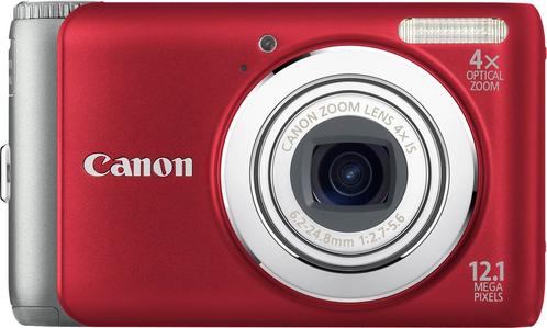 Canon PowerShot A3100 IS Digitale Compact Camera - Rood (In, Audio, Tv en Foto, Fotocamera's Digitaal, Zo goed als nieuw, Verzenden