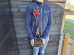 Beeld, Girl with Balloons - 54 cm - Brons, Marmer