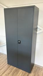 Hoge metalen Draaideurkast 92x42x195cm | Staal - Antraciet, Huis en Inrichting, Kasten | Roldeurkasten en Archiefkasten, Nieuw