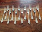Christofle - Vork (12) - parels - Metaal - visvorken, Antiek en Kunst, Antiek | Meubels | Tafels