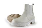 Nelson Chelsea boots in maat 41 Wit, Verzenden, Wit, Overige typen, Zo goed als nieuw