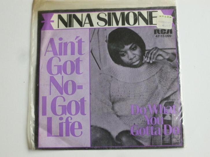 Nina Simone - Aint got no- i got life (vinyl single), Cd's en Dvd's, Vinyl Singles, Zo goed als nieuw, Verzenden