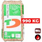 990kg | ENplus A1 pellets | vanaf €409,95 inc bez., Tuin en Terras