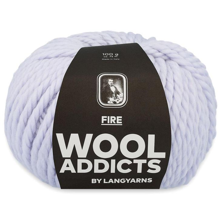 WoolAddicts Fire - 20 ijsblauw - Merinowol Garen, Hobby en Vrije tijd, Breien en Haken, Ophalen of Verzenden