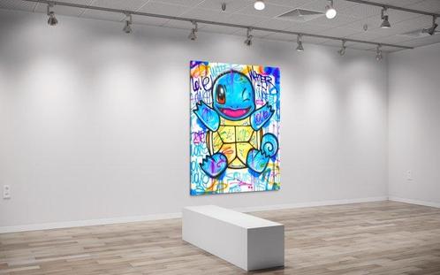 Outside313 - Squirtle - Pokemon blue, Antiek en Kunst, Kunst | Schilderijen | Modern