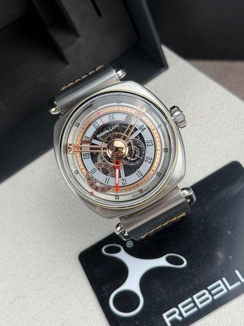 Rebellion - Twenty-One GMT Automatic - RB.21.GMT.ST.T04 -, Sieraden, Tassen en Uiterlijk, Horloges | Heren