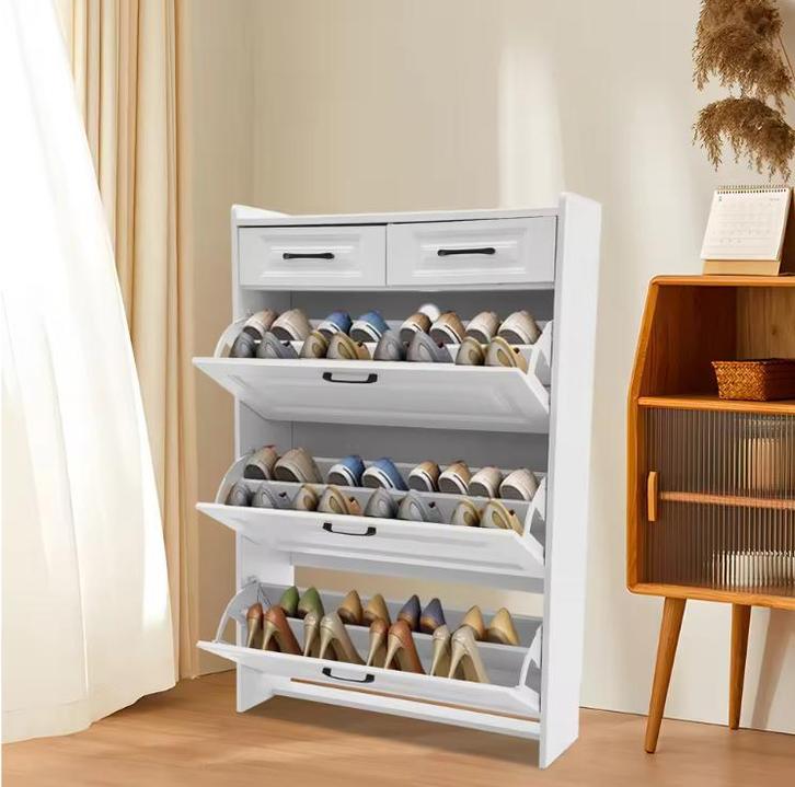 Smal Schoenenmeubel voor Hal – Met Klapdeuren, Huis en Inrichting, Kasten | Schoenenkasten, Nieuw, Verzenden