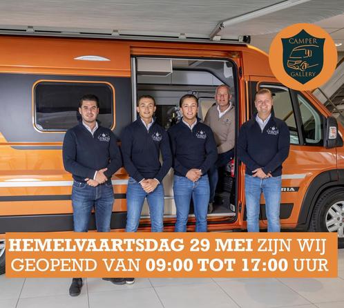 HEMELVAARSTDAG ZIJN WIJ GEOPEND DE CAMPERGALLERY APELDOORN, Caravans en Kamperen, Campers, Diesel, Ophalen