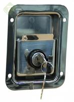 Kofferslot, 119mm X 92mm, Inc. 2 Sleutels, RVS, Zonder Rubbe, Motoren, Accessoires | Sloten, Ophalen of Verzenden, Nieuw