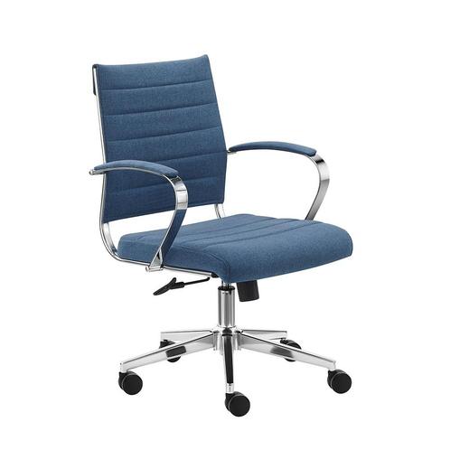 Bureaustoel Cádiz Jeans-Blauw - Stof, Huis en Inrichting, Bureaus, Nieuw, Ophalen of Verzenden