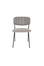 Brandvertragende eetkamerstoel Mascot Zwart/Lichtgrijs House, Verzenden, Nieuw