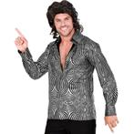 Disco 70S Overhemd Zilver Heren, Verzenden, Nieuw
