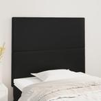 vidaXL Hoofdborden 2 st 80x5x78/88 cm kunstleer zwart, Verzenden, Nieuw, Zwart, Overige materialen
