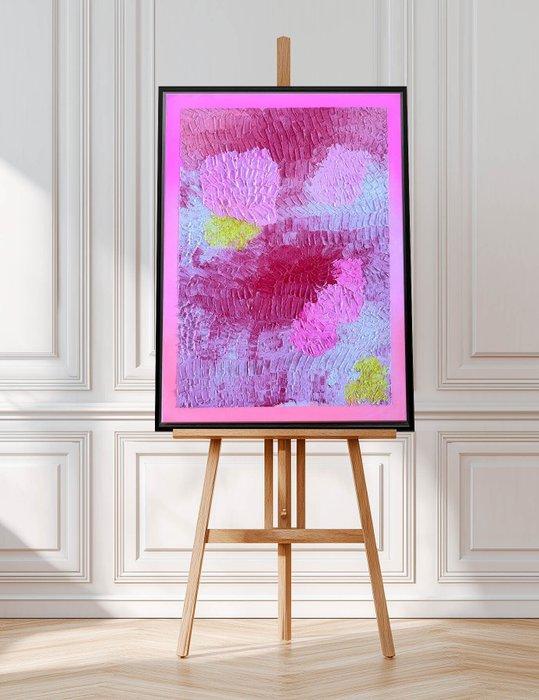 Poplea - Palimpseste rose - NO RESERVE, Antiek en Kunst, Kunst | Schilderijen | Modern