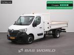 Renault Master 145PK Kipper met Kist Dubbellucht 3,5t Trekha, Stof, Gebruikt, Euro 6, Renault