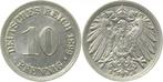 10 Pfennig ennig Duitsland 10 Pfennig 1899 A prfr/stgl J 013, Postzegels en Munten, Munten | Europa | Niet-Euromunten, Verzenden