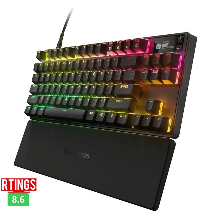 Steelseries Apex Pro TKL Gen3 | 80% - RGB - Mechanisch HE..., Computers en Software, Toetsenborden, Ophalen of Verzenden