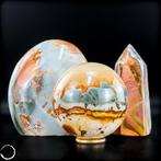 Vuur van de aarde – Elegante polychroom Jaspis-set bestaande