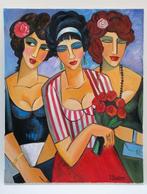 Yuri Denissov - Les copines gentilles. Large. Œuvre, Antiek en Kunst
