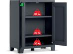 Keter Moby - Lage Kast - 2 planken - 80x44x100 cm -, Huis en Inrichting, Verzenden, Nieuw