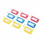 Benson Set van 9 rechthoekige sleutellabels - 4,5 x 2,5 c..., Verzamelen, Sleutelhangers, Ophalen of Verzenden, Nieuw