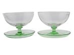 Schaaltjes op vaste voet - set van 2, Verzamelen, Glas en Borrelglaasjes, Verzenden, Gebruikt