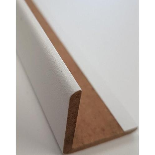 Hoeklijst MDF Sanimex Mat Zwart 260 cm x 28 mm x 28 mm, Doe-het-zelf en Verbouw, Sanitair, Ophalen of Verzenden
