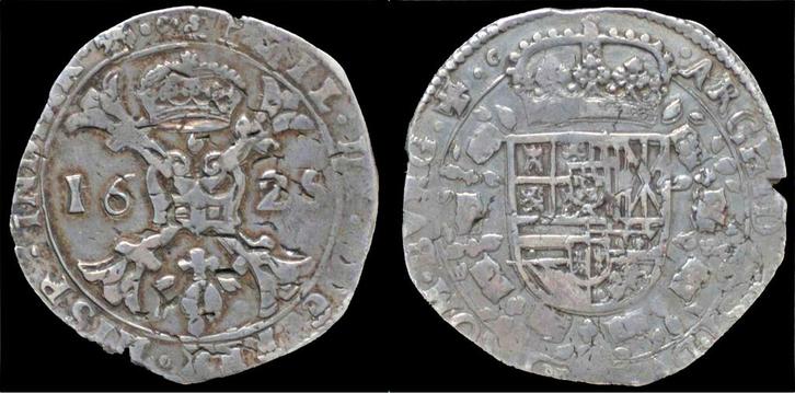 Franche-comté Franche-comte Filips Iv patagon 1625 Dôle m., Postzegels en Munten, Munten | Europa | Niet-Euromunten, Verzenden