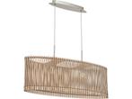 EGLO Sendero - Hanglamp - 2 Lichts - Nikkel-Mat - Ahorn, Verzenden, Zo goed als nieuw
