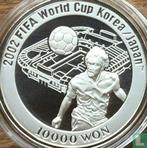 Zuid-Korea 10000 won 2002 (PROOF) Football World Cup in..., Postzegels en Munten, Verzenden, Losse munt, Goud