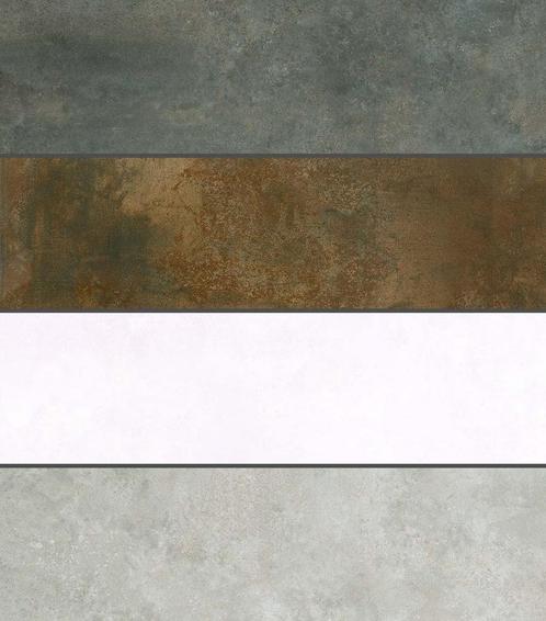 Metaallook vloertegel Ferro Copper lappato bruin 120x120 cm, Doe-het-zelf en Verbouw, Tegels, 60 cm of meer, 60 cm of meer, 10 m² of meer
