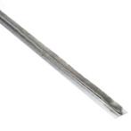 Dorpelstrip | Ellen | 1 meter (Veloursborstel, Aluminium), Verzenden, Nieuw